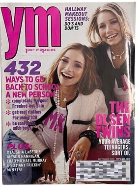 Vintage YM (Your Magazine) September 2003, featuring Mary-Kate and Ashley Olsen